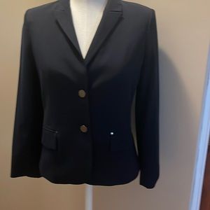 Petite Calvin Klein Double Breasted Suit Jacket